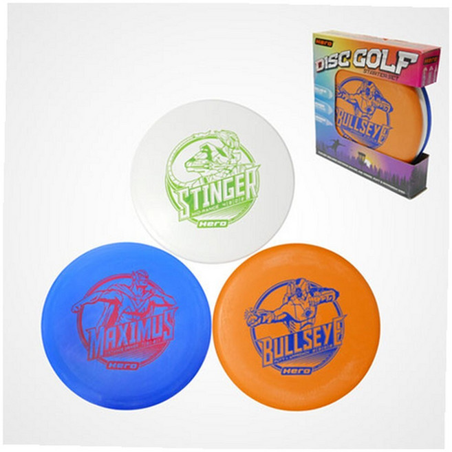 뉴스포츠 히어로 골프디스크 세트 원반던지기학교체육 체육대회단체게임