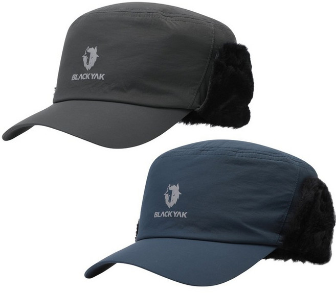 블랙야크 25년 겨울신상 남성여성 공용 패딩모자 귀달이 퍼안감 플랩공 2BYHTFU917 220071, 58, 차콜(CH)
