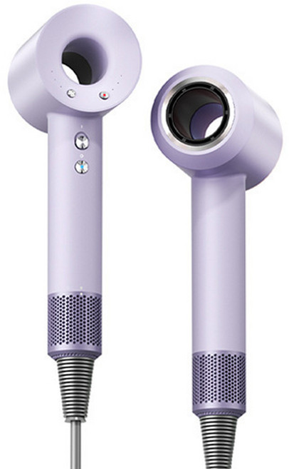 負離子吹風機 110V 恆溫護髮 67m/s 快速乾髮 輕巧靜音, 香芋紫, dyaan電吹風（5吹嘴頂配版）