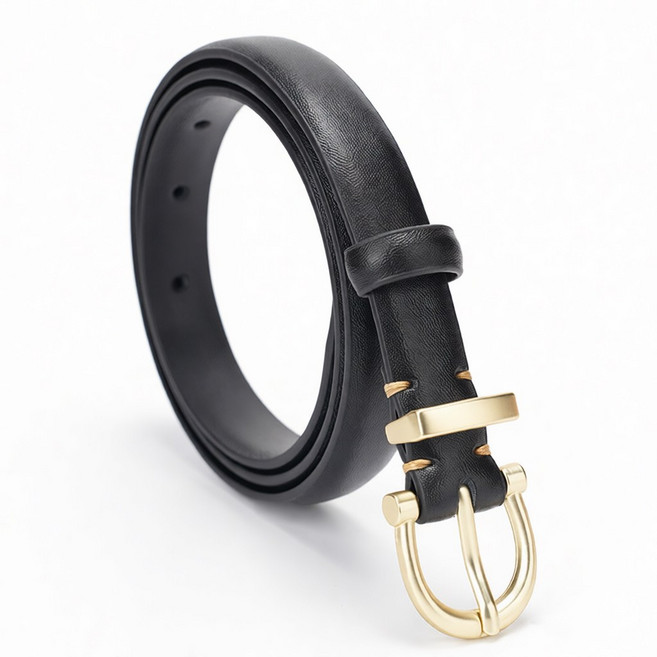 여성용 슬림 가죽 벨트 정장 캐주얼 허리띠