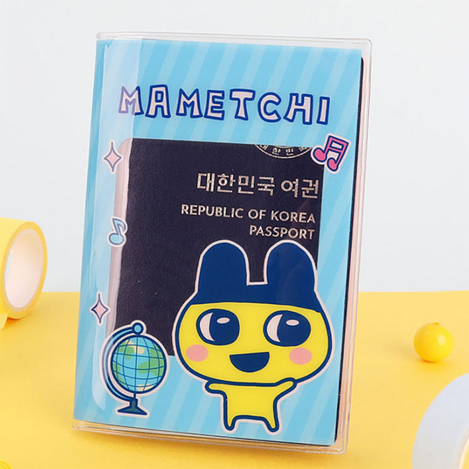 근이몰 정품 다마고치 여권 캐릭터여권케이스 여행 보호 커버 마메치 미미치