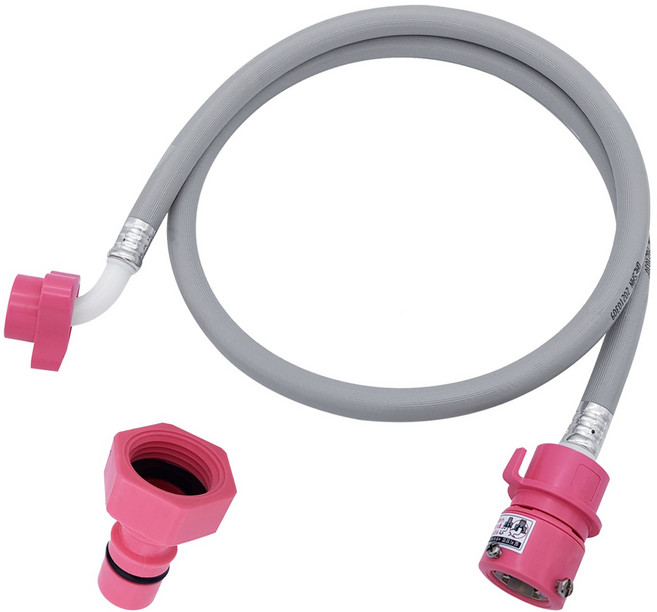 국산 세탁기호스 삼성 LG 대우 급수호스, 1.3m - 온수, 1개