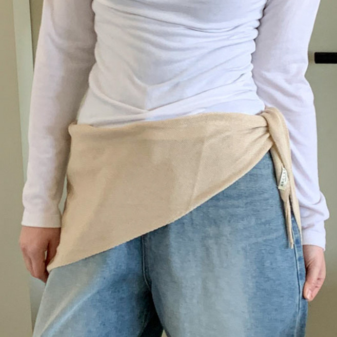 블루씨티 시에나 니트 삼각 무지 컬러 머플러 스카프