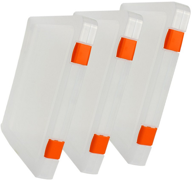 페이퍼포레스트 A4 화일케이스 계약서 문서 보관 3개세트, 01_오렌지 화일케이스 싱글락, 3개