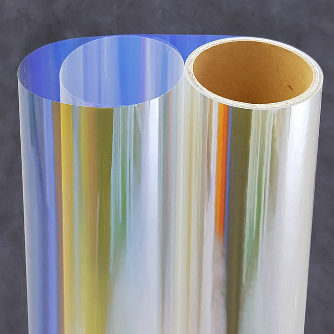 [시트메카] 오로라 레인보우필름 광고용 썬팅 시트지 오리지널 옐로우블루 다이크로익필름, 오리지널 옐로우블루 오로라필름