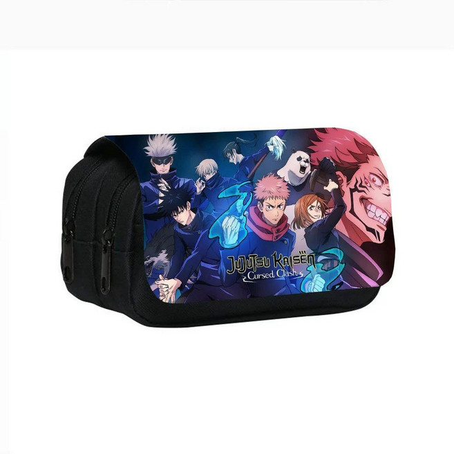 주술회전 필통 수납 전투 굿즈 대용량 휴대 학생용 학용품 필통 XQ929988-840653, 1개, A