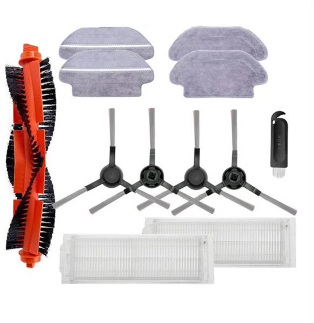 MGTEC Twinboth S9 로봇 진공 청소기용 교체 부품 예비 헤파 필터 메인 사이드 브러시 헝겊 천, 1개