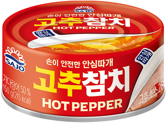 사조참치 고추참치 안심따개, 150g, 12개