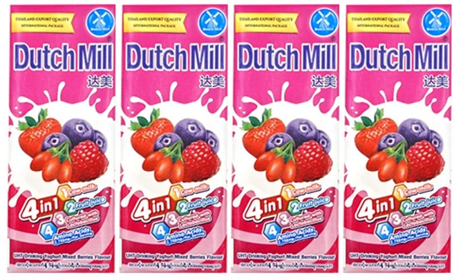 더치밀 요거트 드링크 믹스베리맛, 4개, 180ml - 쿠팡