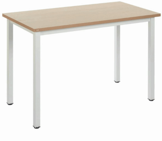 더준 다용도 컴퓨터책상 게이밍 테이블 노트북 데스크 조립식 책상, 메이플+화이트