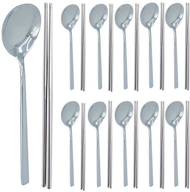 스텐레스 고급 명품수저 공방수저 중 10세트, 명품수저세트