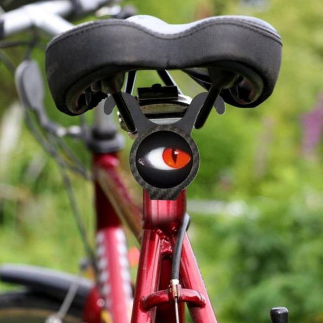 자전거 후면 조명 악마 눈 경고등 야간 라이딩 통근 모험을위한 안전 도구, 01 CHINA, 1개