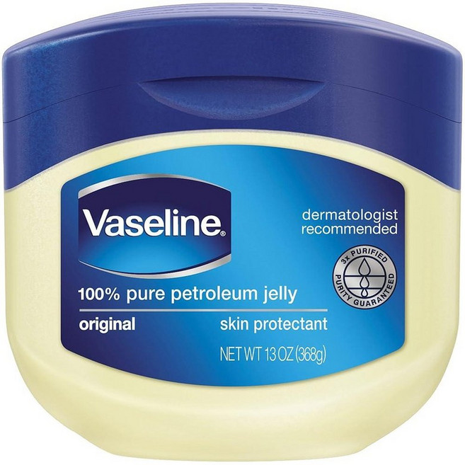 미국직구 Vaseline 바셀린 백프로 퓨어 페트로리움 젤리 오리지널 368g, 1개