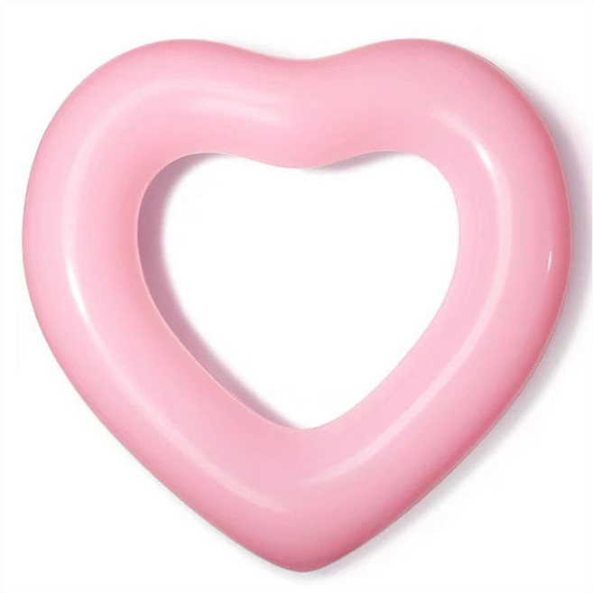 LY7SM 대형 하트 튜브 성인 물놀이 감성 튜브 0043, 1개, 핑크120#