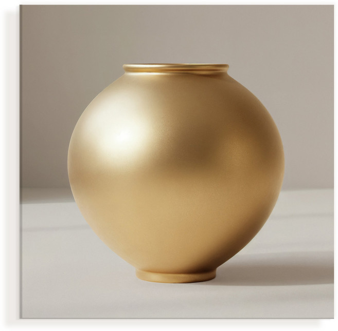 라뮤제 돈들어오는 금빛 다복 달항아리 그림 캔버스 액자 부자되는 골드 풍수 거실 인테리어