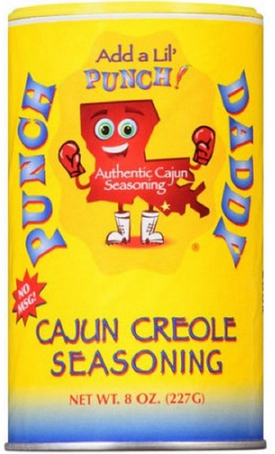 Punch Daddy Cajun Creole Seasoning 8온스 캐니스터 Punch Daddy Cajun Creole Seasoning 8 Ounce Canister, 1개, 227g