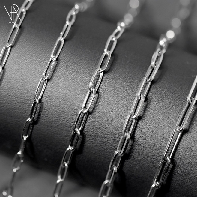 VARAM 써지컬스틸 클립체인 변색없는 목걸이