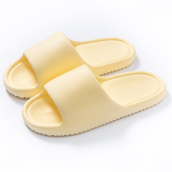 에버하우스 EVA 미끄럼방지 말랑 거실화, 옐로, 1개