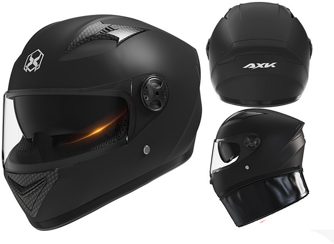 SULCATA 오토바이 헬멧 풀페이스 시스템 겨울용 방한 경량 탈부착가능한 기모 넥워머 목토시 557old, 무광블랙