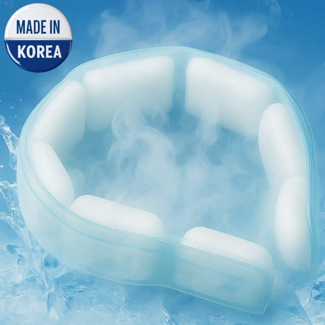 위드엘 시원한 국산 아이스 쿨스카프 넥밴드 와이드 쾌속 넥쿨러, 1개