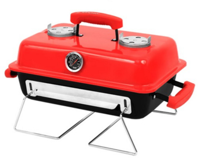 꾸버스 스모킹셰프 그릴 레드, 1개