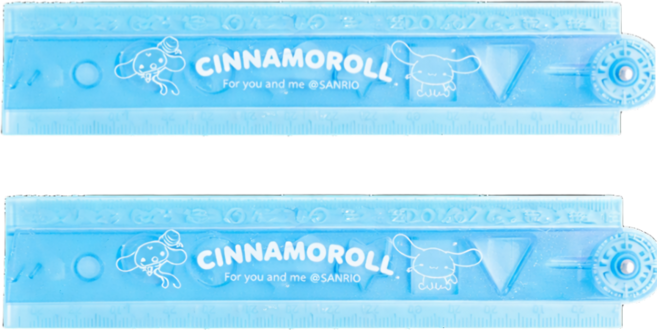 글리즈/ 산리오 캐릭터 모양겹자 30cm, 2개, 시나모롤