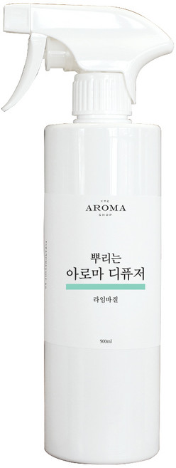 더아로마샵 뿌리는 아로마 디퓨저 실내용 차량용 구분없는 방향제 탈취제, 라임바질, 1개, 500ml