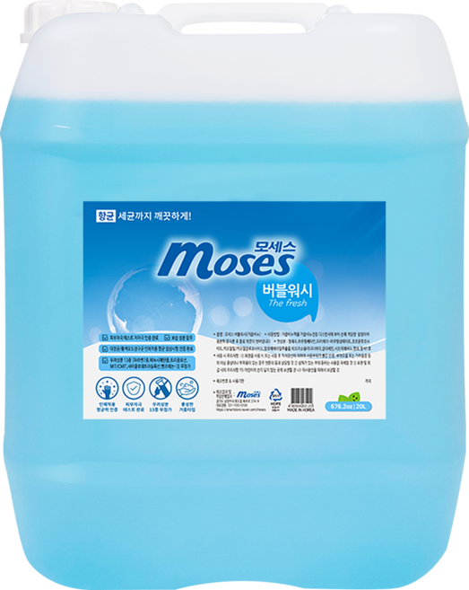 모세스 항균 버블 핸드워시 프레쉬향, 1개, 20L