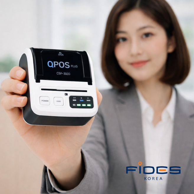 블루투스카드단말기 무선카드단말기 통신비관리비0원 휴대용카드단말기 카드결제기 카드기 (사은품)허리밸트클립, 1개, 큐포스 구매, 모든 일반업종_입니다