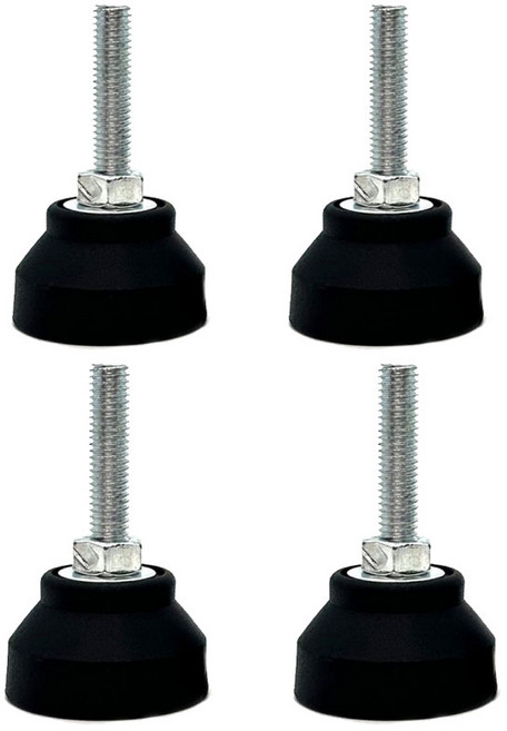 아이베란다 높이조절 조절발 가구 장비 수평 조정 레벨풋, M10x40mm, 4개