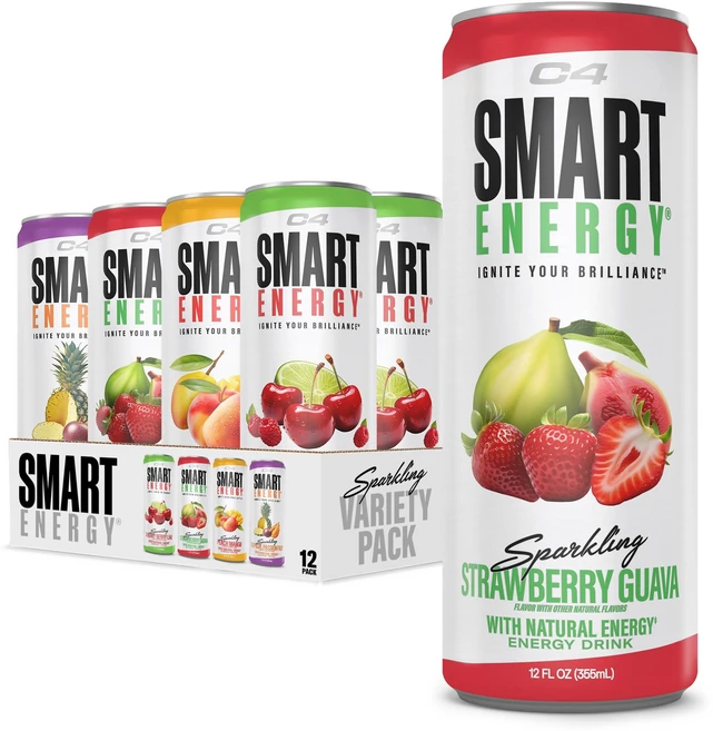 Cellucor C4 Smart Energy Drinks Variety Pack Sugar Free Performance Fuel & Nootropic Brain Boost, N/A - 쿠팡