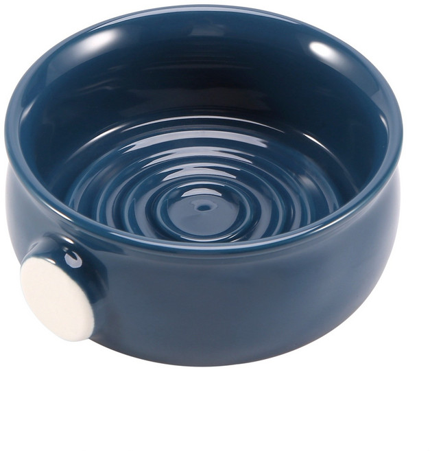 면도 브러시 및 면도 비누용 세라믹 남성용 면도 머그잔 그릇 컵 나사 바닥 넓은 입, 1개입, 1개