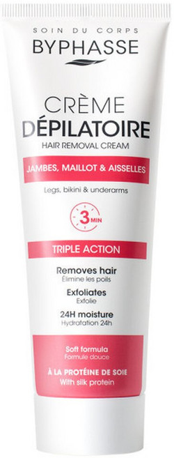 바이빠세 제모 크림 실크프로틴 125ml, 1개