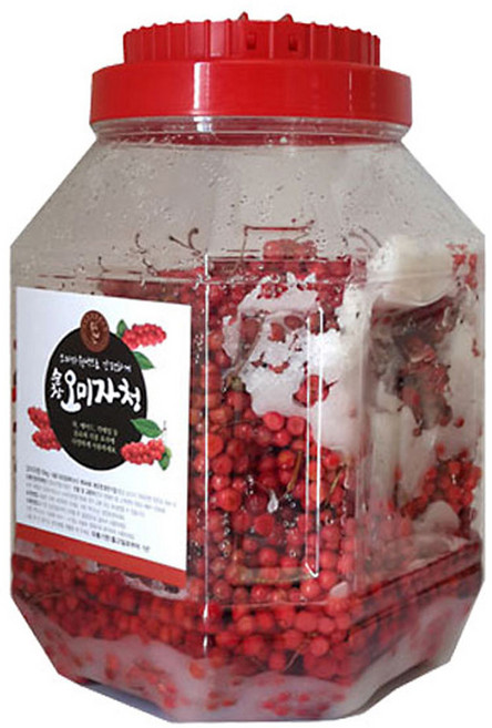 오미자 청 10kg (오미자생과5kg+설탕5kg로 담금) 선물용, 1개