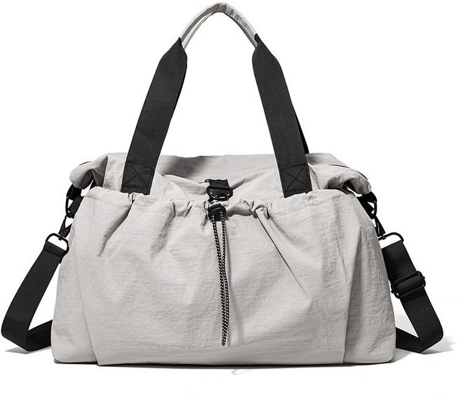 YAPOGI 헬스 더플백 스포츠 가방, 그레이, 1개