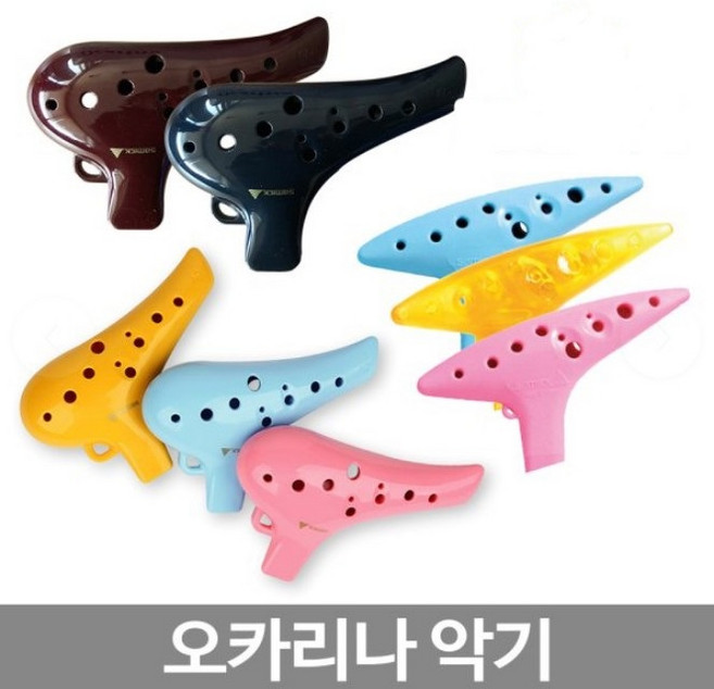 [삼익] 오카리나(알토C/소프라노) 교재용 악기 AC/AC1N/AC2, 옐로우, 2)알토 SPO-AC, 1개