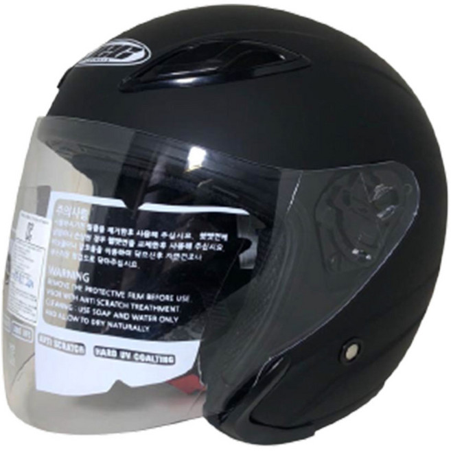 JEC JS7 경량 오토바이 오픈페이스 대두 헬멧 대형 큰사이즈 빅사이즈 경량 큰머리 3XL, XXXL, 블랙무광