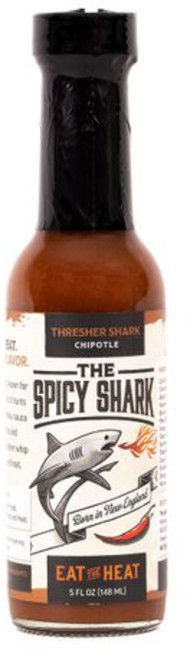 더 스파이시 샤크 쓰레셔 샤크 핫소스 - 비건 프리 미국산 The Spicy Shark Thresher Shark Hot Sauce - Vegan Gluten Free Made, The Spicy Shark Thresher 핫소스 -, 1개