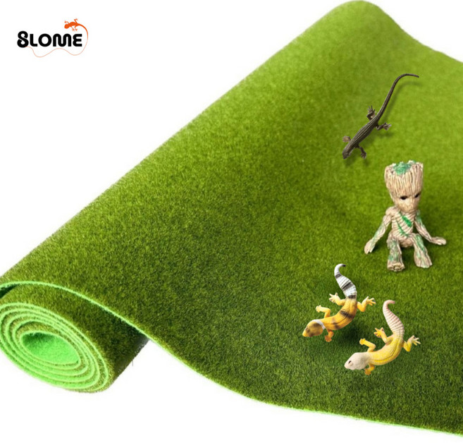 8LOME 1+1 도마뱀 사육장 도톰한 펠트지 바닥재 파충류 바닥패드 2mm, 2개, 딥그린 L