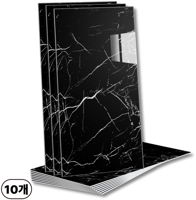 에이제이케이 붙이는 벽지 초대형 40x80cm 접착식 폼블럭 데코 타일 대리석 타일시트지, 스페이스 블랙, 10개