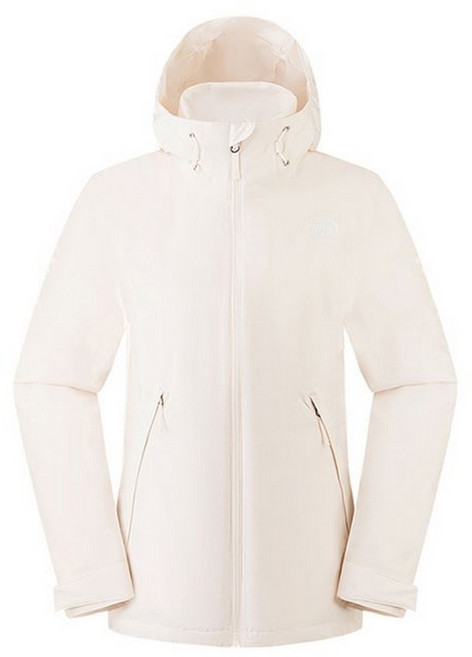 The North Face 女款 防潑水運動連帽外套 保暖二件式