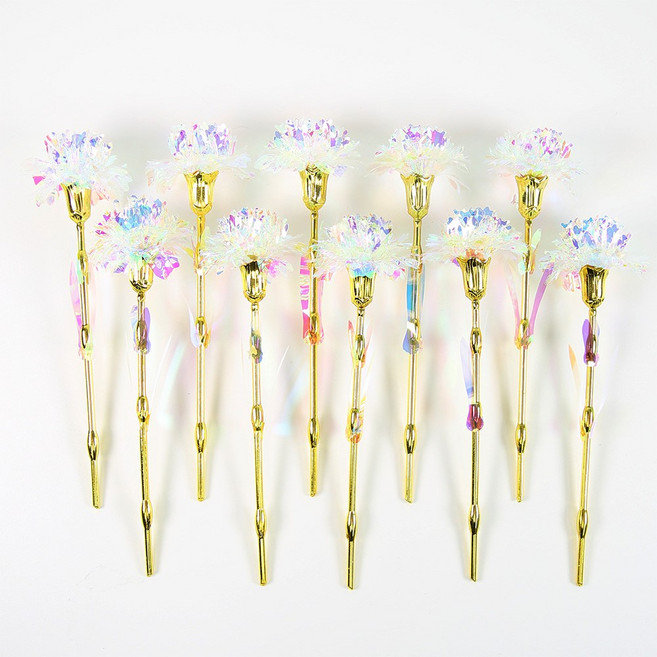 한송이 조화 10송이, 10개, 홀로그램 카네이션