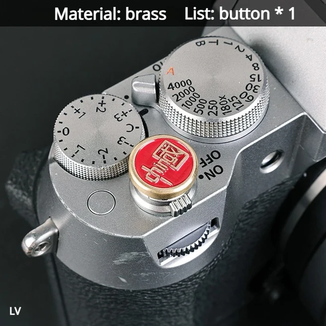 후지 X100VI XE5 라이카 Q3 M7 M11 미러리스 카메라 액세서리용 메탈 셔터 버튼 보호 캡, 07 50 Button Screw type