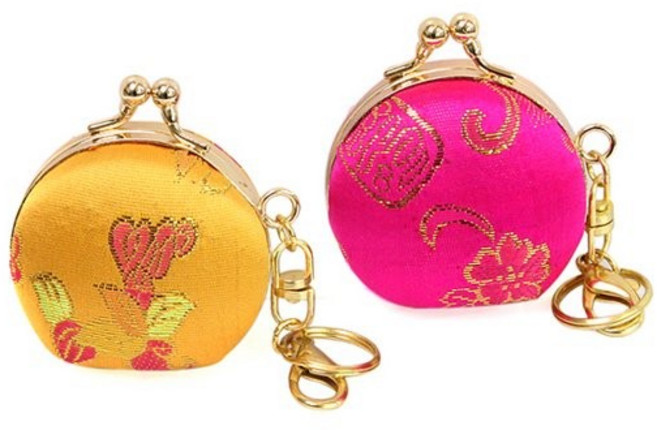 칠색똑딱이 다용도 동전지갑