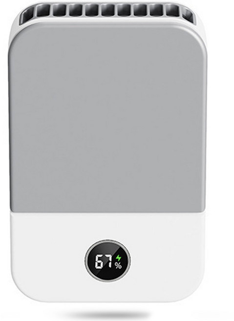 루이스 바디쿨러 휴대용 허리선풍기 목걸이 손풍기 탁상 선풍기 대용량 배터리 캠핑 등산 낚시, 화이트