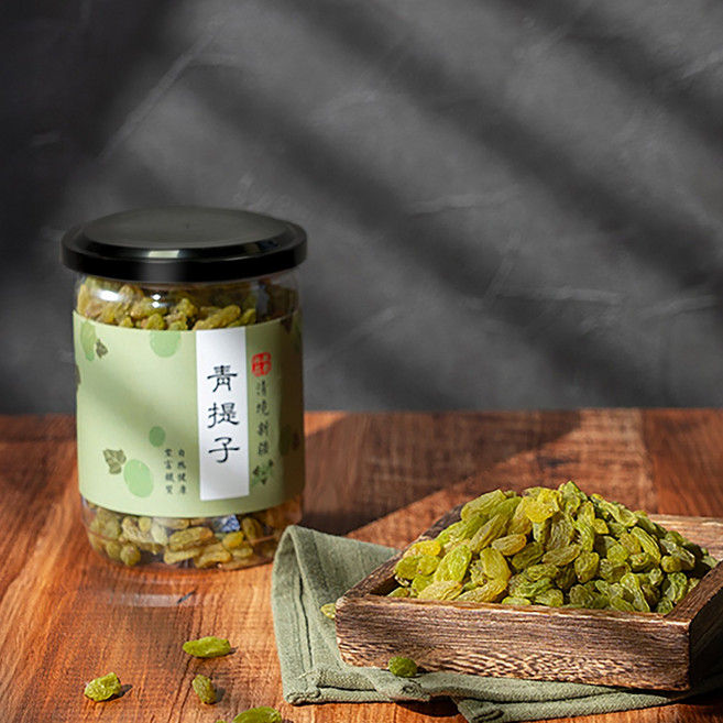 展榮商號 新疆青提子 葡萄乾, 1個