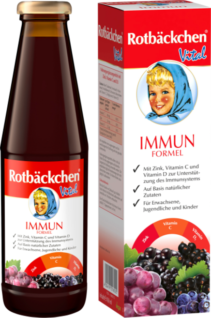 로트벡쉔 Rotbackchen 바이탈 이뮨 포뮬러 드링크 (병), 450ml, 1개