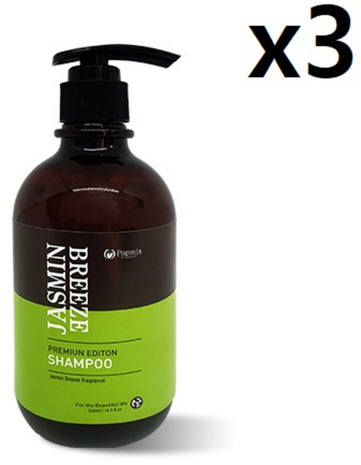 자스민 브리즈 오리지널 리뉴잉 두피케어 샴푸, 500ml, 3개
