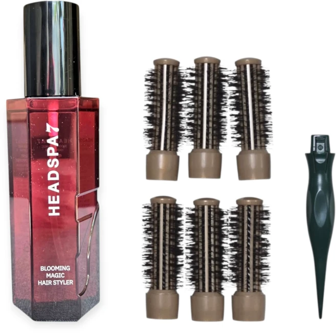[헤드스파7] 헤어 볼륨 매직 스타일러 160mml 1병 + 볼륨 스타일링 그루프 세트, 1개, 없음 - 쿠팡