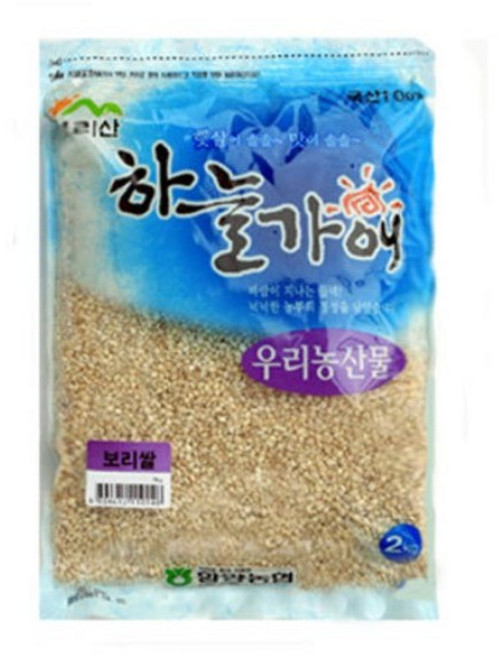 함양농협 하늘가애 보리쌀, 2kg, 3개
